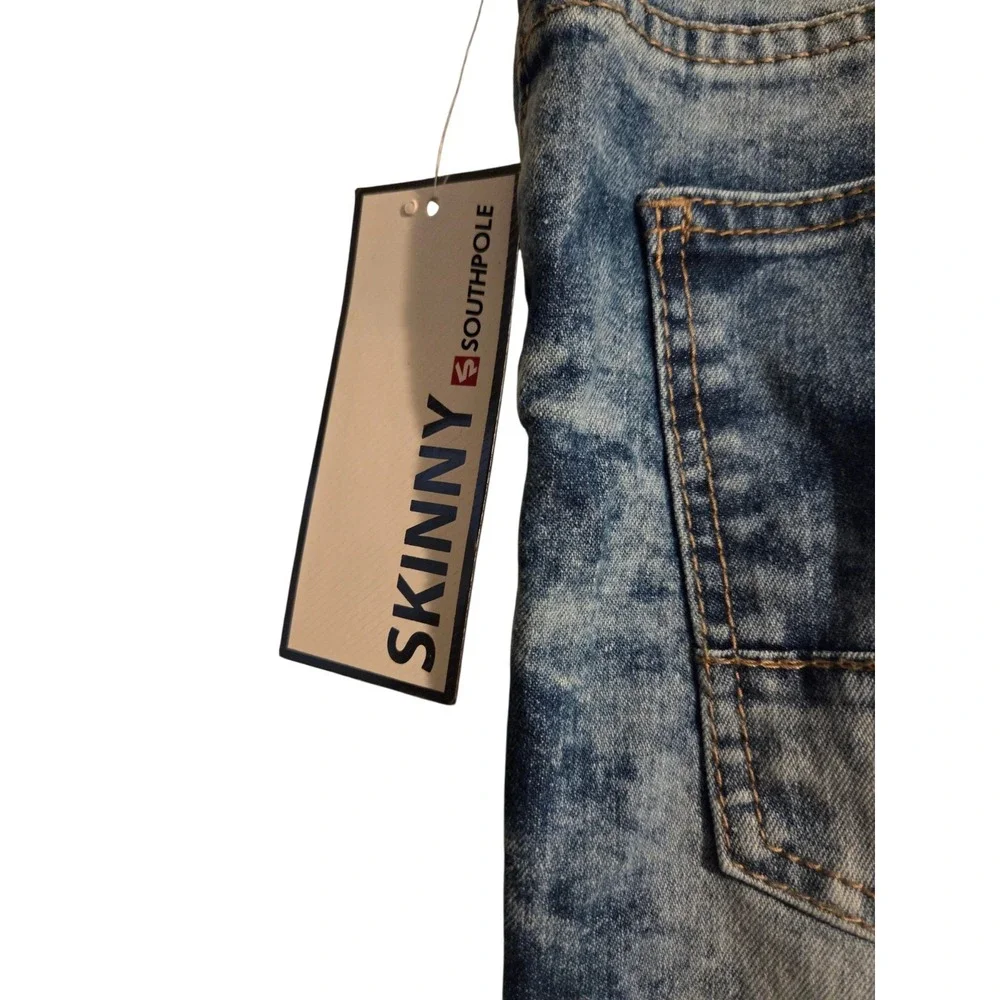 Southpole Active‎ Flex Jeans Mens 34 X 32  Blue Denim  Skinny